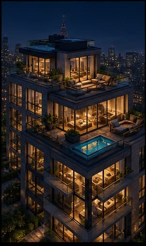 Penthouse artwork from the Epic house card